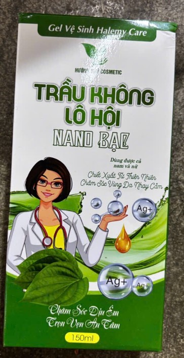 Gel vệ sinh trầu không lô hội Hướng Quý 150ml